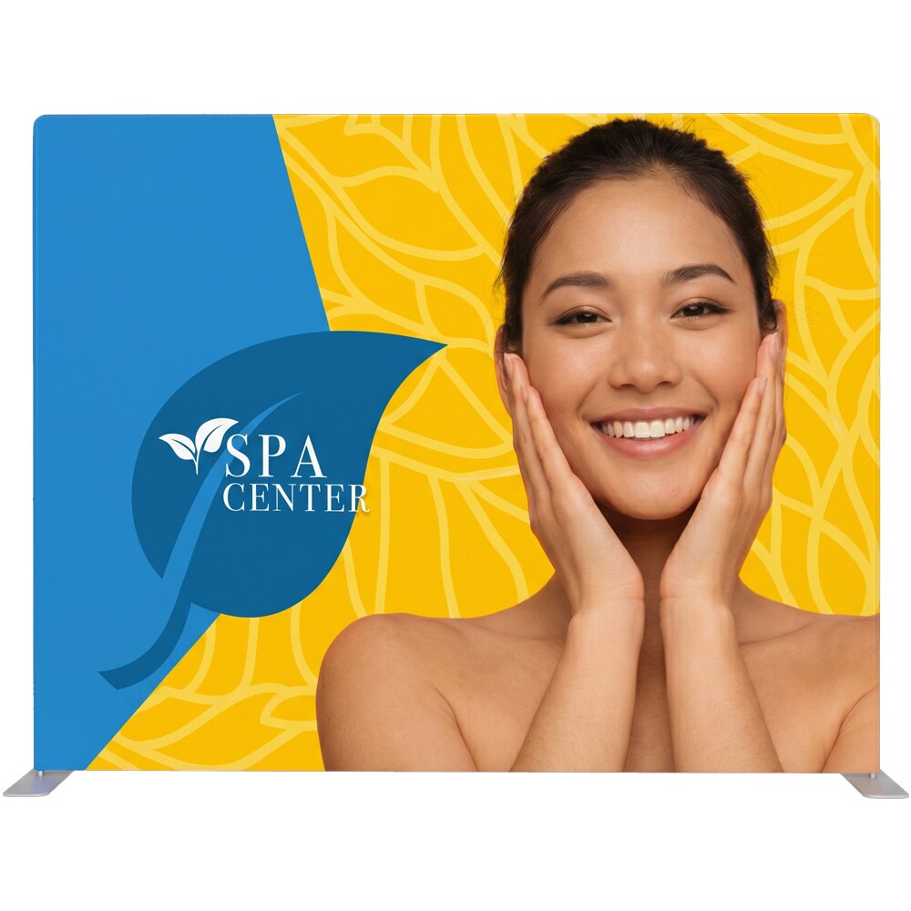 8 ft. EZ Tube®  Table Top Straight — Double Sided Graphic Package